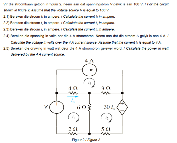 Solved Vir die stroombaan getoon in figuur 2, neem aan dat | Chegg.com