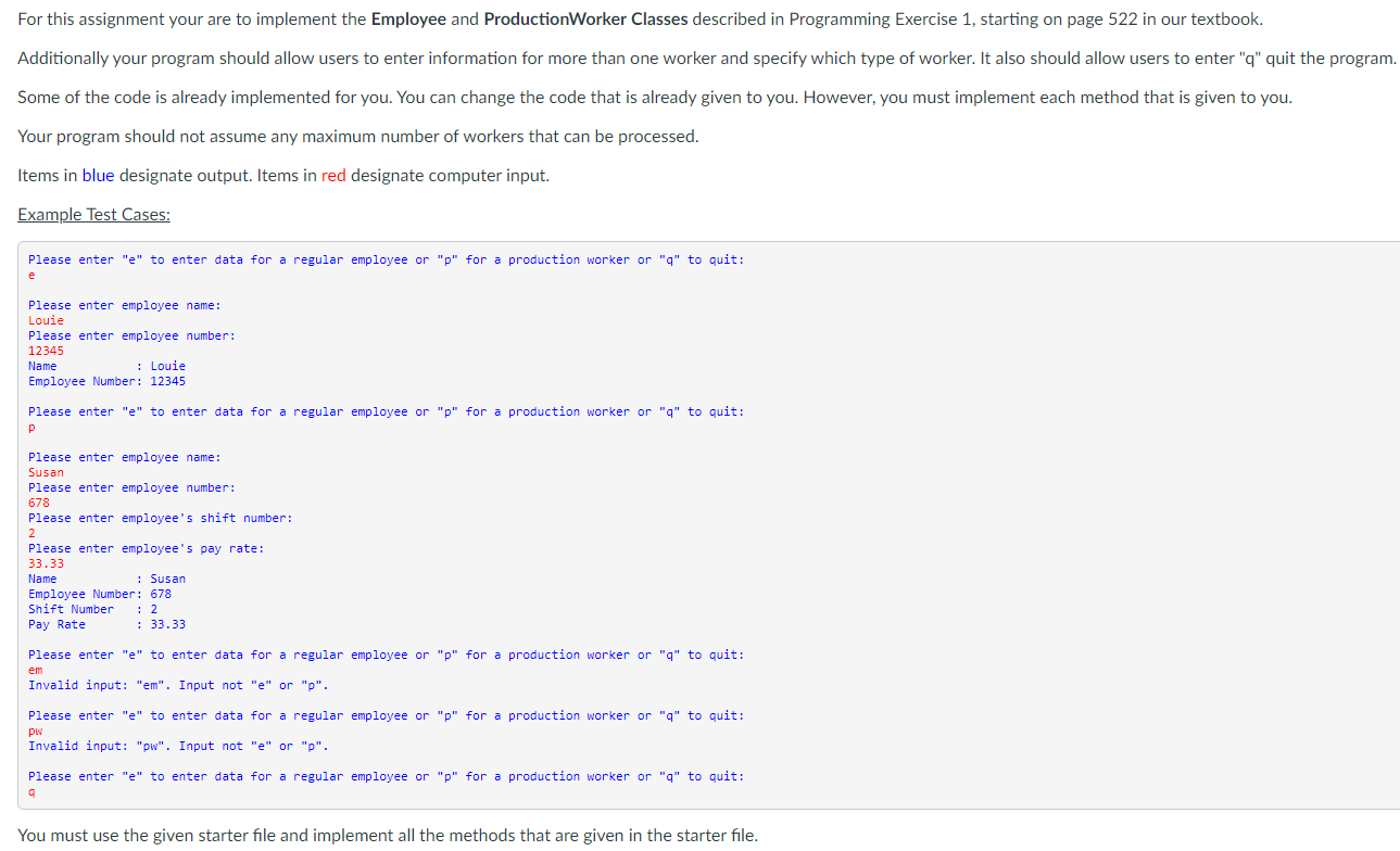 Solved For this assignment your are to implement the | Chegg.com