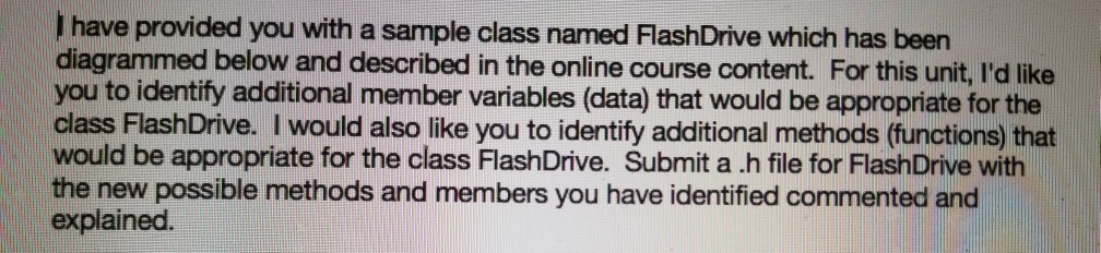 Solved I have provided you with a sample class named | Chegg.com