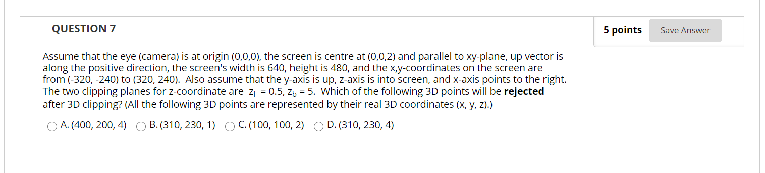 Solved QUESTION 7 5 points Save Answer Assume that the eye | Chegg.com