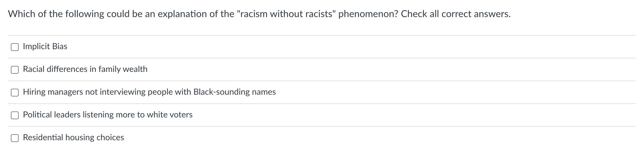 Which of the following could be an explanation of the | Chegg.com