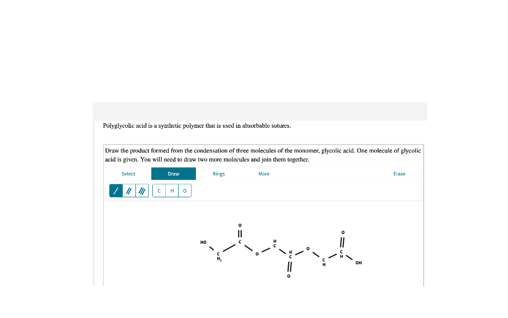 solved-polyglycolic-acid-is-a-synthetic-polymer-that-is-used-chegg