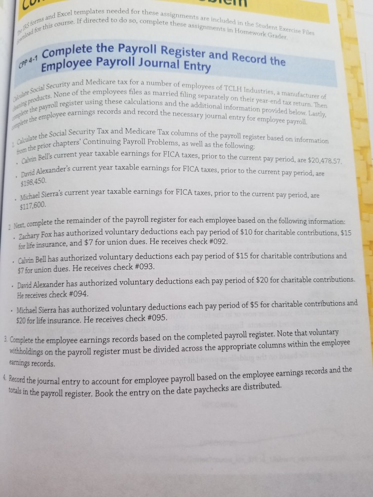 can anyone provide me with the filled out payroll