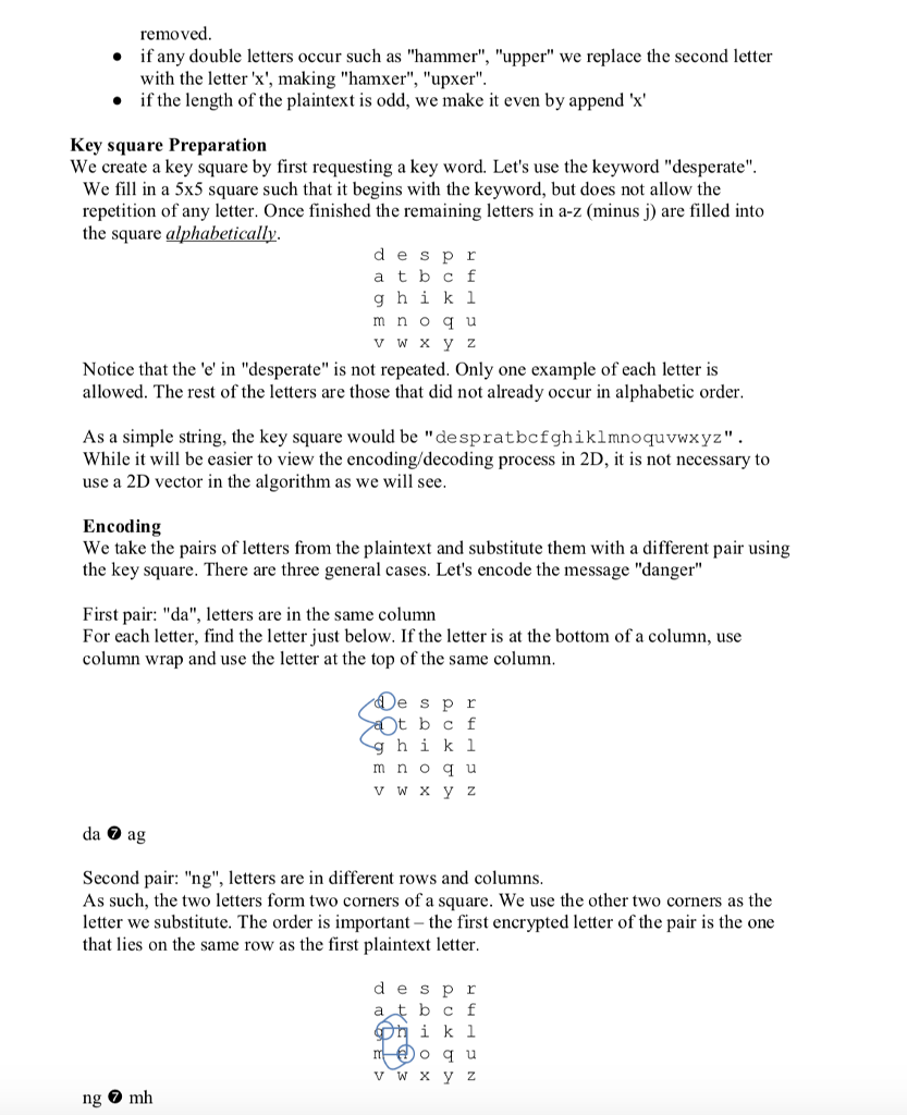 Solved 10 ifndef PROJ05_PLAYFAIR 11 define PROJ05PLAYFAIR