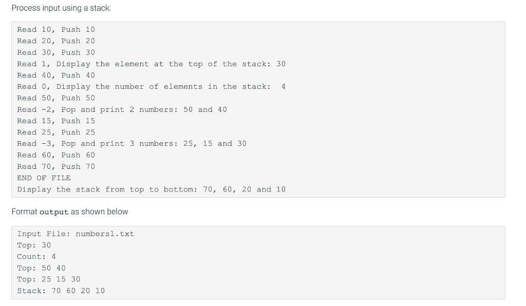 Solved Project One of the stack applications is to | Chegg.com