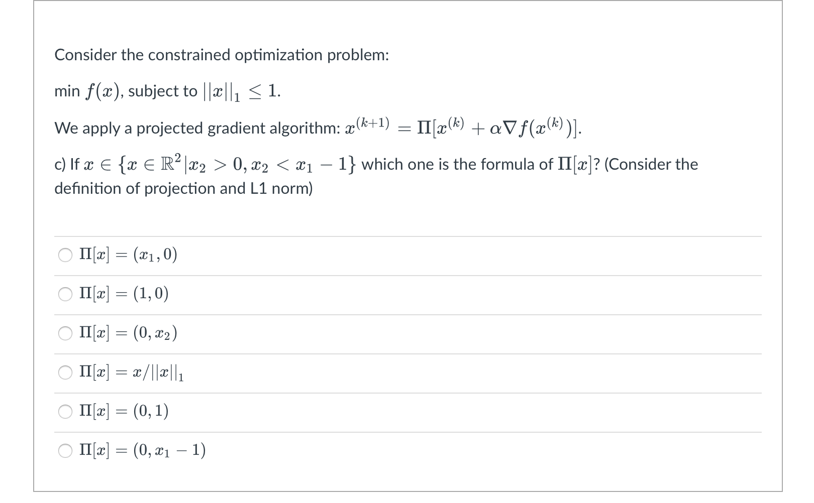 Solved Consider The Constrained Optimization Problem: Min | Chegg.com