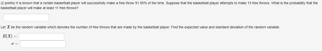 Solved 2 Points It Is Known That A Certain Basketball Chegg Solved 2 Points It Is Known That A Certain Basketball Chegg