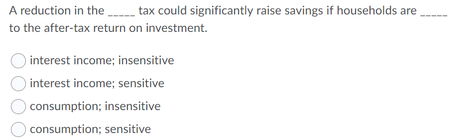 Solved A reduction in the tax could significantly raise | Chegg.com