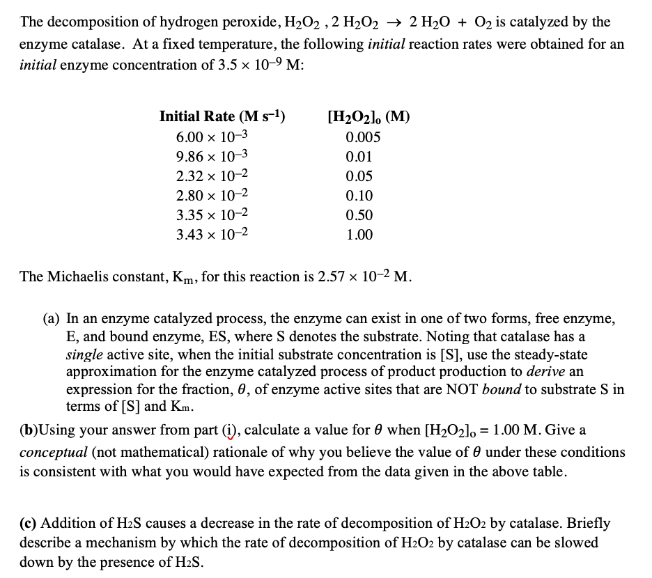 Solved The of hydrogen peroxide, H202 , 2 H2O2