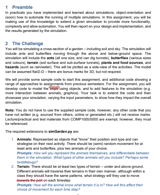 Solved 1 Preamble In practicals you have implemented and | Chegg.com