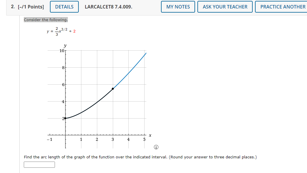 solved-consider-the-following-y-32x3-2-2-find-the-arc-chegg