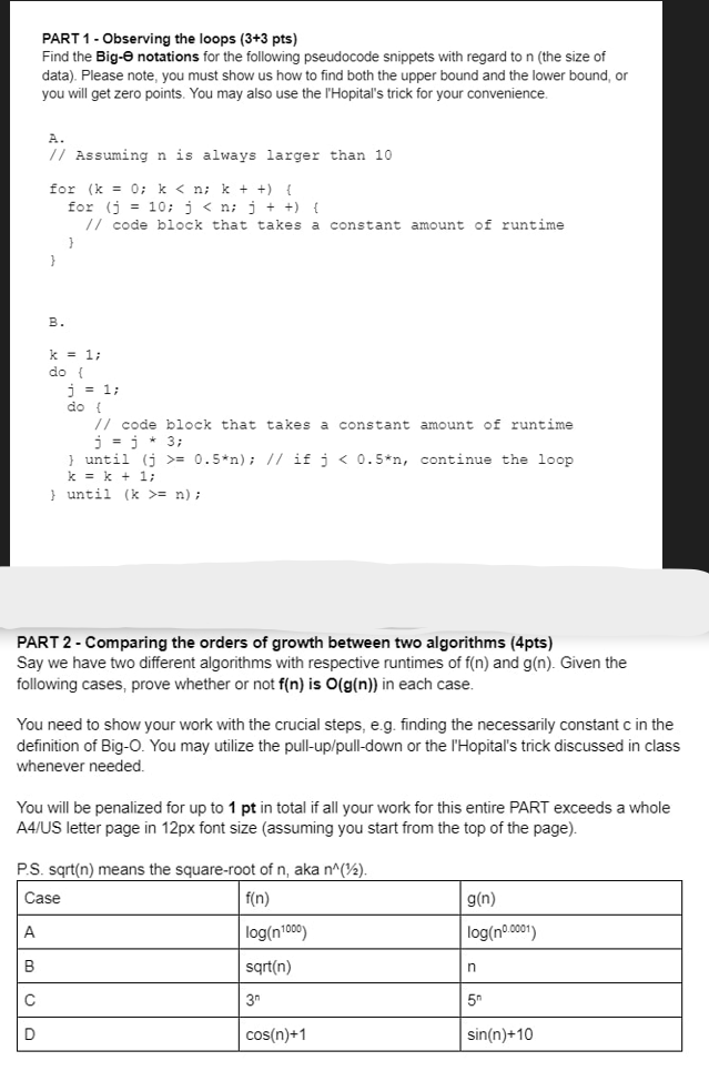 Solved could you help me with those question part A and B | Chegg.com