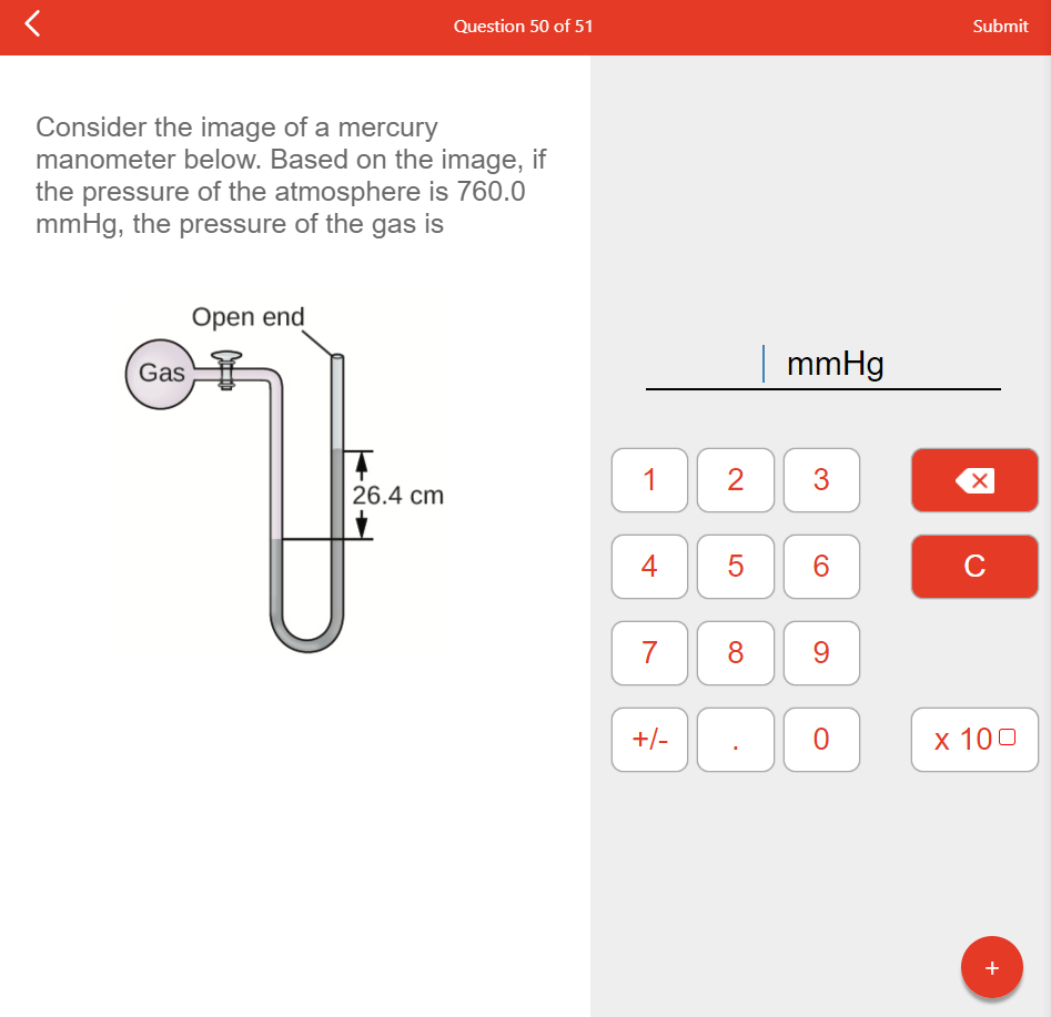  Solved Consider The Image Of A Mercury Manometer Below 