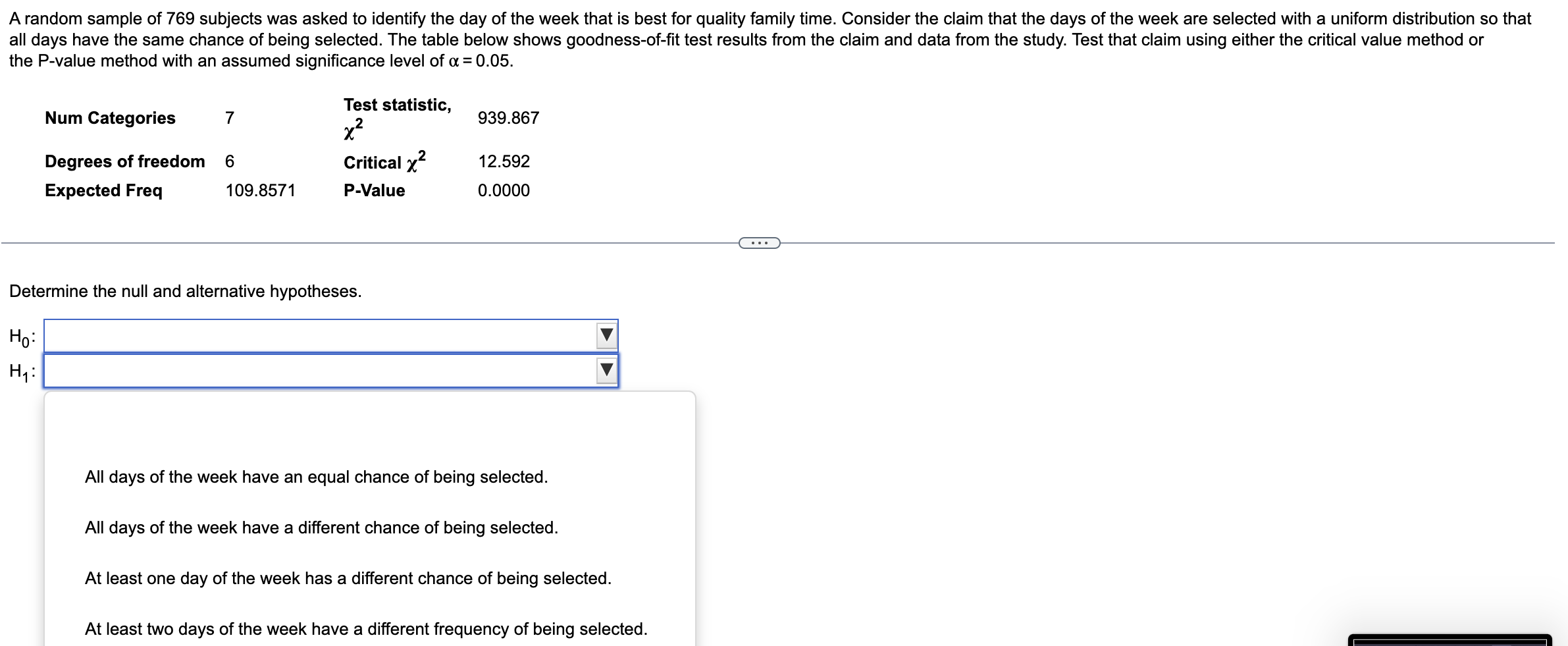 Solved Part 1 of 4the P-value method with an assumed | Chegg.com