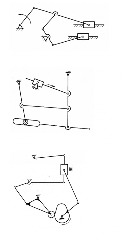 Solved 1-2Try to draw the kinematic diagram of the | Chegg.com