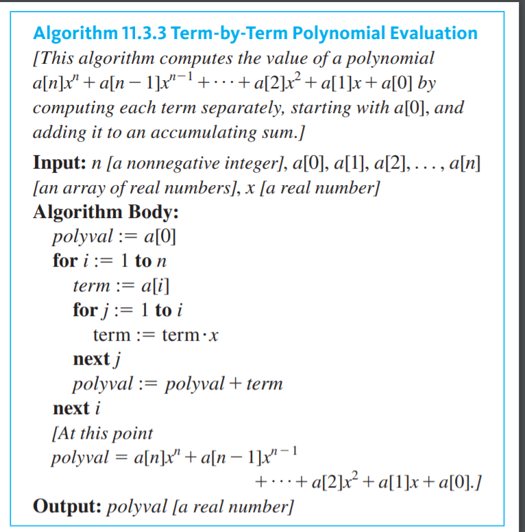 Solved Find An Order For The Term-by-term Polynomial | Chegg.com