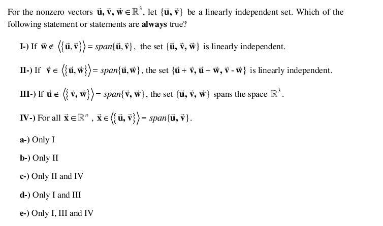 Solved For The Nonzero Vectors U 7 Wer Let U Be Chegg Com