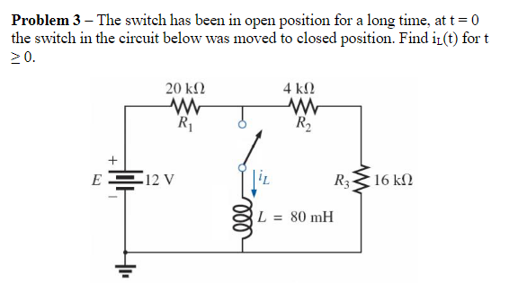 Solved Problem 2 - Determine the current I in the circuit | Chegg.com