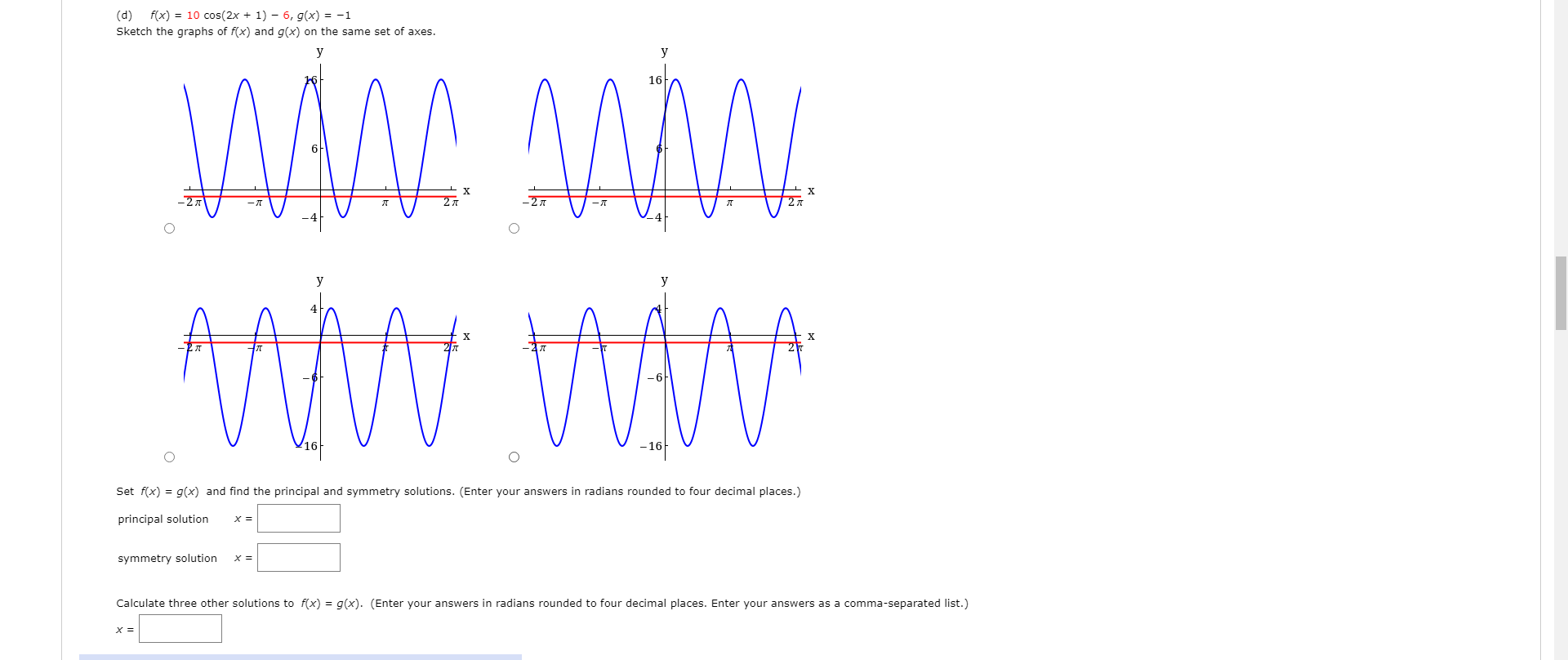Solved For each part of the problem below, complete the | Chegg.com