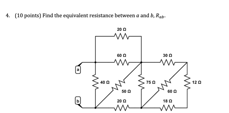 Solved 2. (10 points) Consider the following circuit. a. | Chegg.com