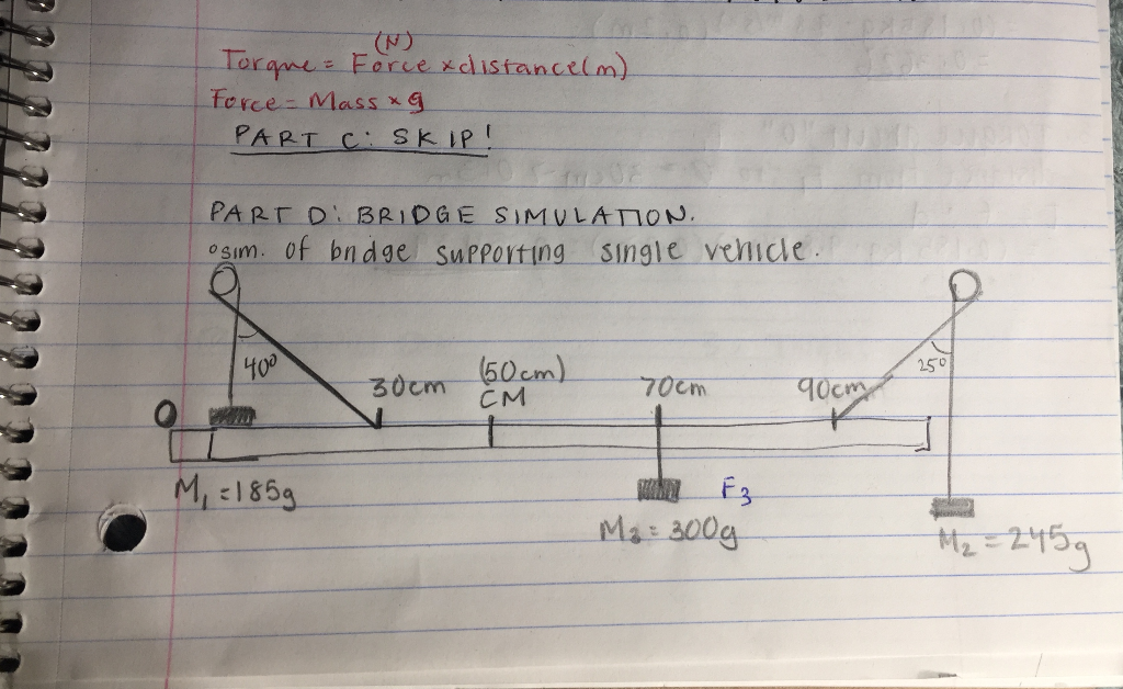 Static Equilibrium Lab Calculations I Dont Understand Chegg 