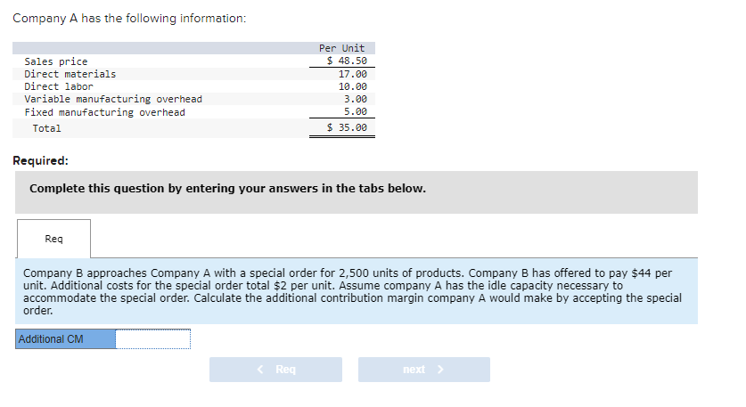 Solved Company A has the following | Chegg.com