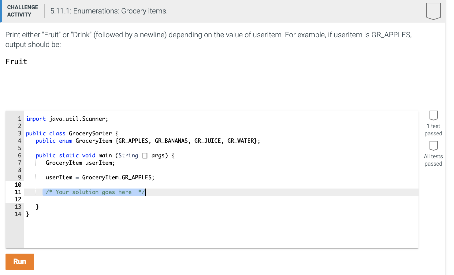 Solved CHALLENGE ACTIVITY 6.5.1: Multiple arrays. Jump to | Chegg.com