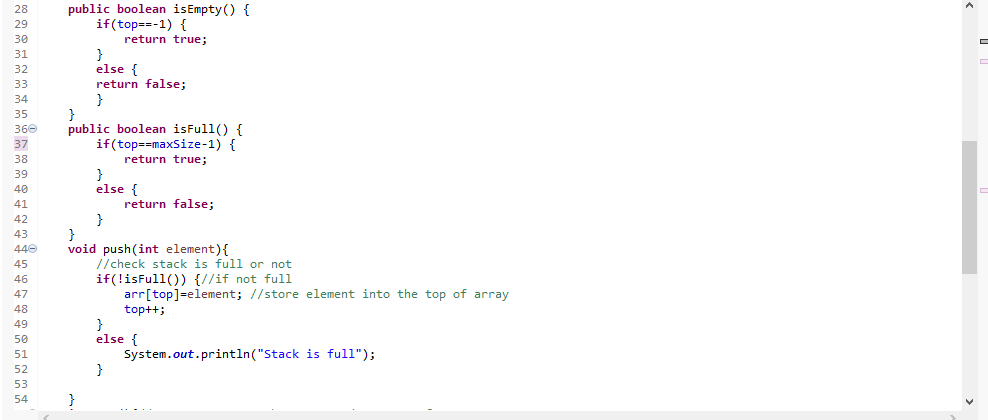 Solved Java Stack. Why it gives me these errors? Exception | Chegg.com