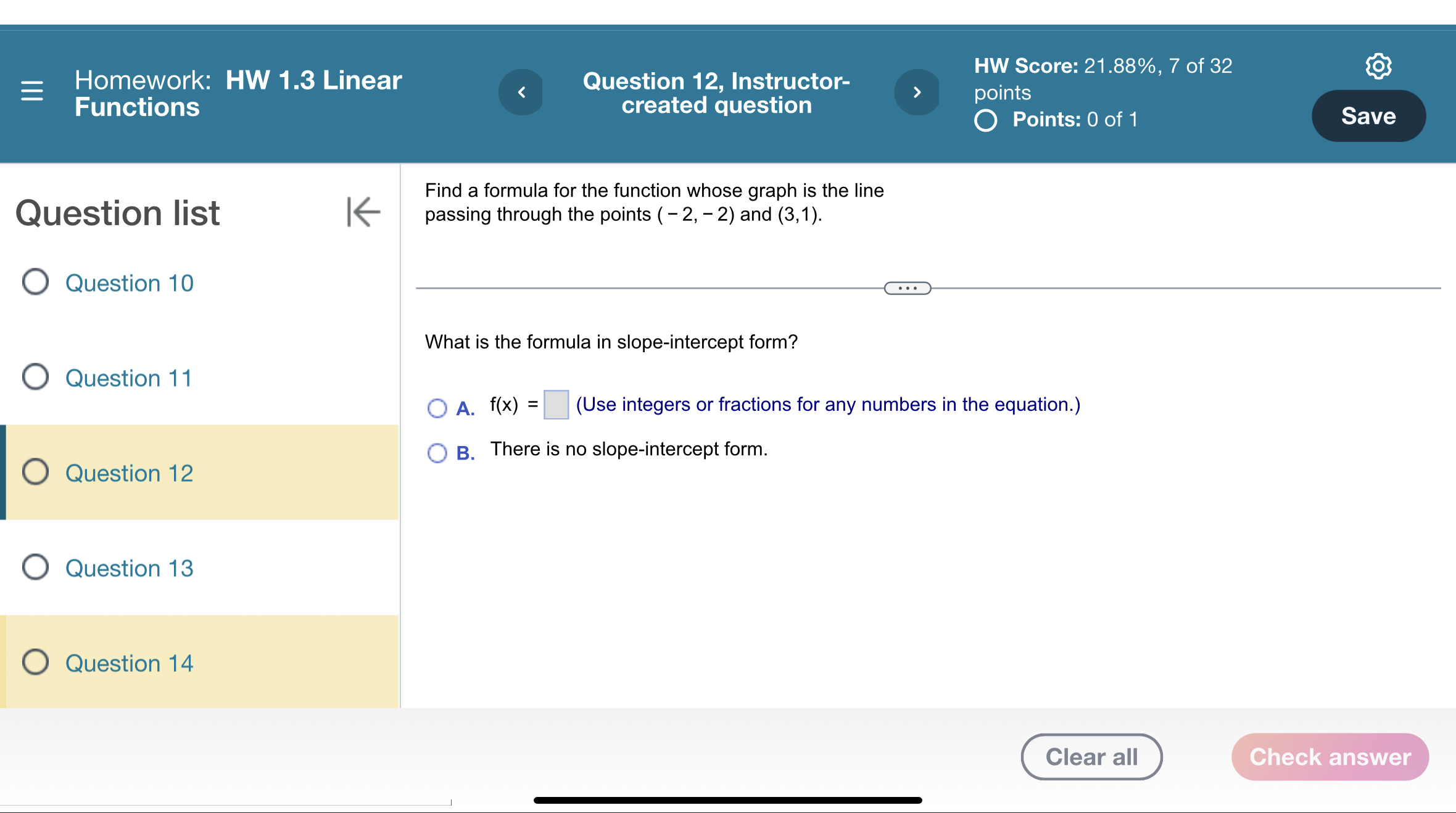 Solved Question list Question 10 Question 11 Question 12 | Chegg.com