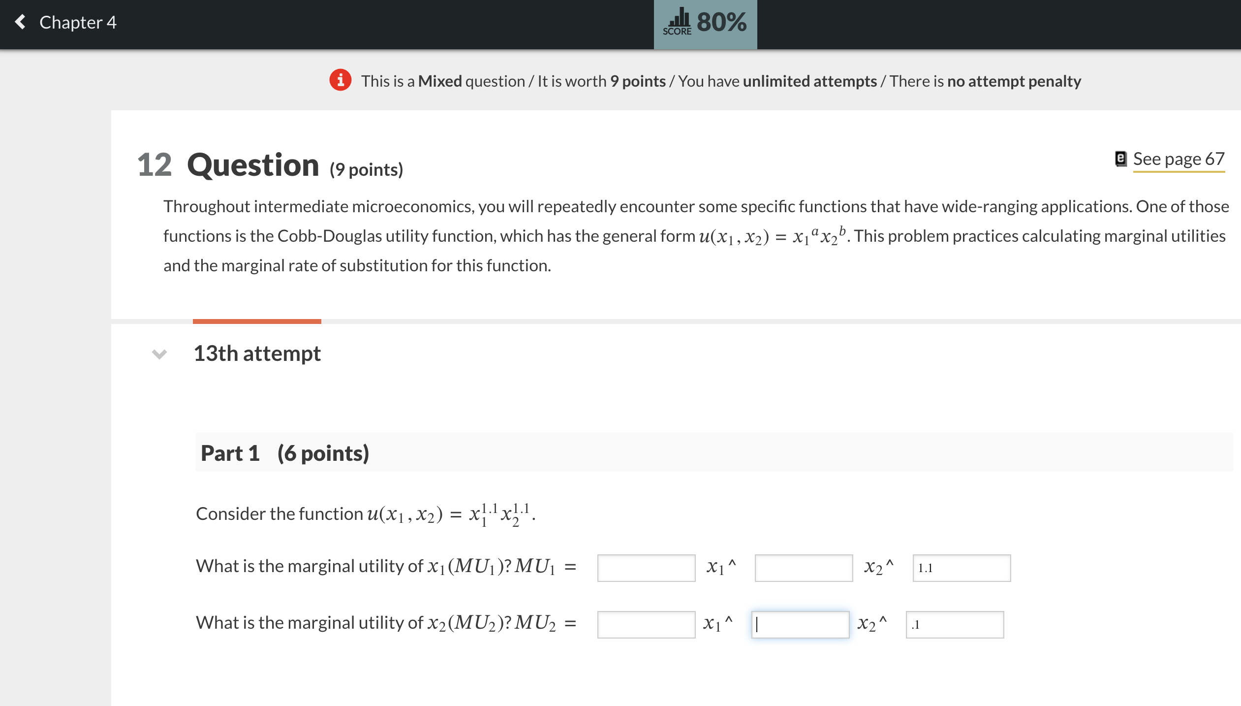 Solved (i) This is a Mixed question / It is worth 9 points / | Chegg.com