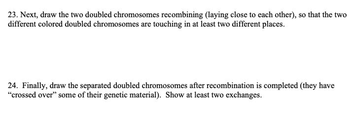 Solved Recombination Or "crossing Over" Redistributes | Chegg.com