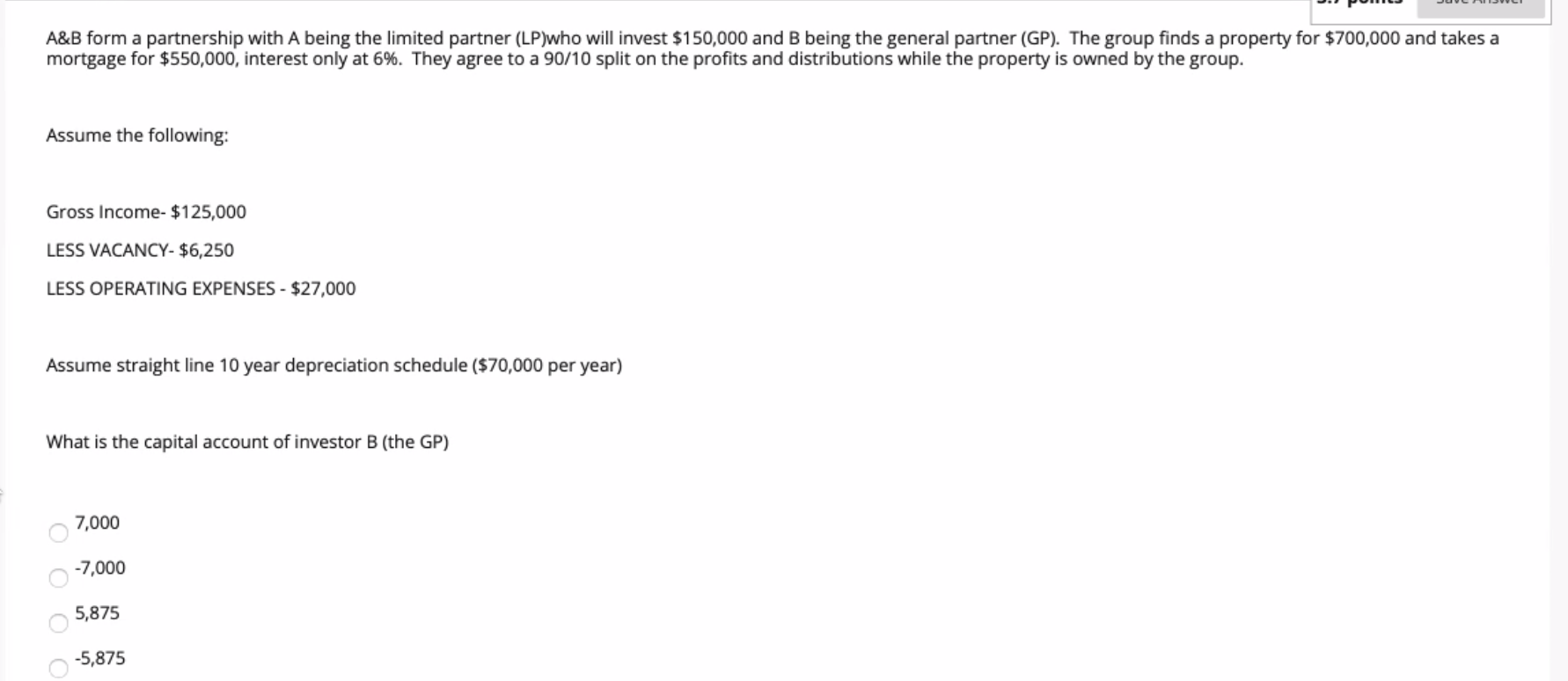 Solved A&B Form A Partnership With A Being The Limited | Chegg.com