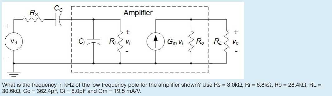 Solved - - - - - - - - Amplifier Rivi ( m Vi / Ro i RLZ VO | Chegg.com