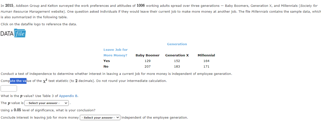 Solved is also summarized in the following table. Click on | Chegg.com