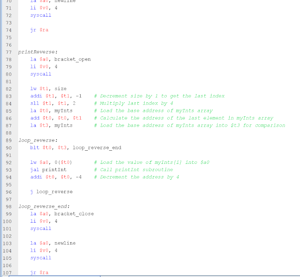 Solved Hello I am supposed to turn this C high level code | Chegg.com