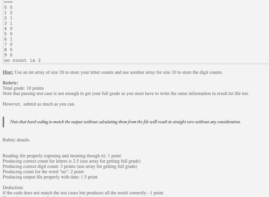 Solved Problem Write a program that reads a text file | Chegg.com