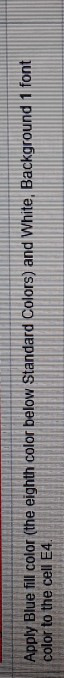 Solved Apply Blue fill color (the eighth color below | Chegg.com