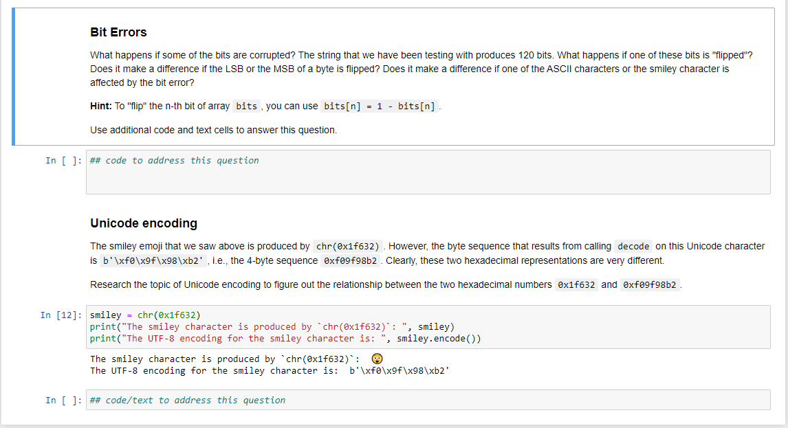 Solved Bit Errors What Happens If Some Of The Bits Are | Chegg.com