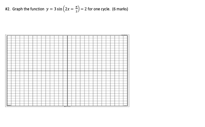 solved-2-graph-the-function-y-3sin-2x-2-2-for-one-chegg