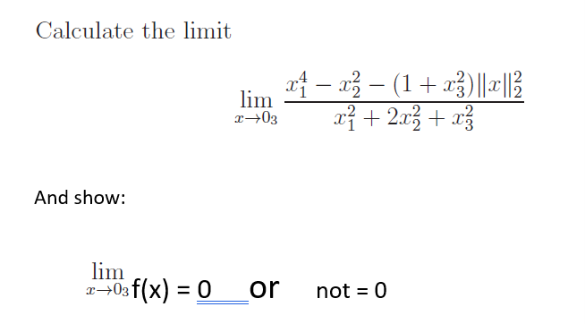 Solved Calculate the limit | Chegg.com