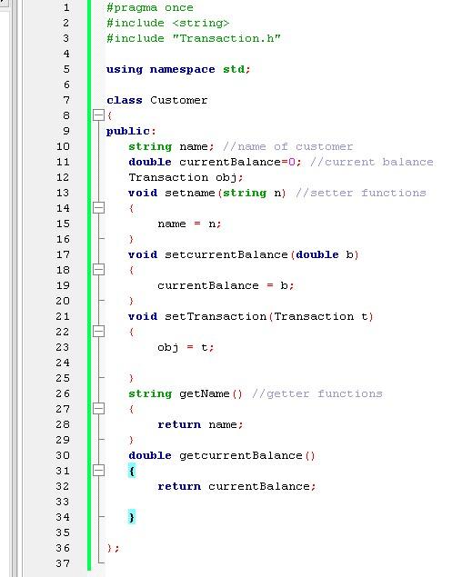 Solved #pragma once #include #include "Transaction.h" ооо | Chegg.com
