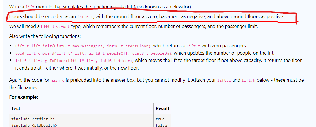 Solved Write a lift module that simulates the functioning of | Chegg.com