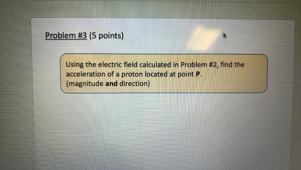 Solved Find the electric field at point P (magnitude and | Chegg.com