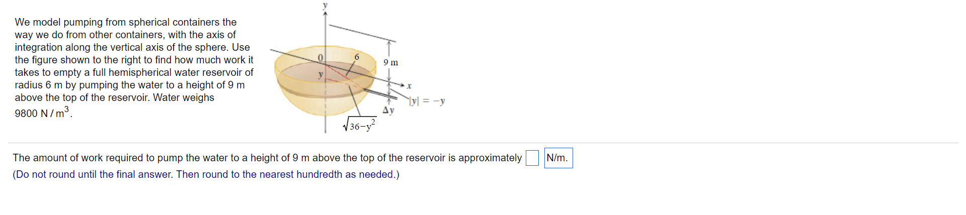 Solved 6 9 m We model pumping from spherical containers the | Chegg.com