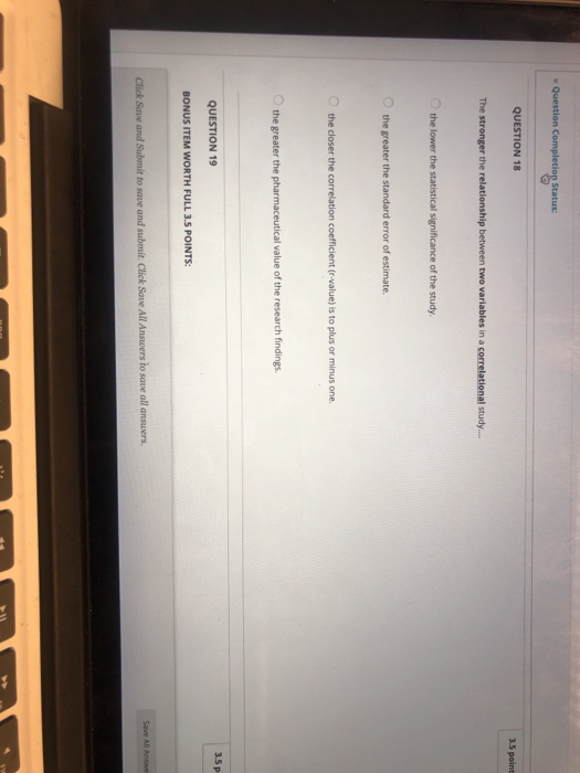 Solved QUESTION 15 3.5 points Save Answer A study was done | Chegg.com