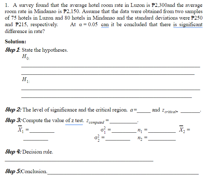 solved-1-a-survey-found-that-the-average-hotel-room-rate-in-chegg