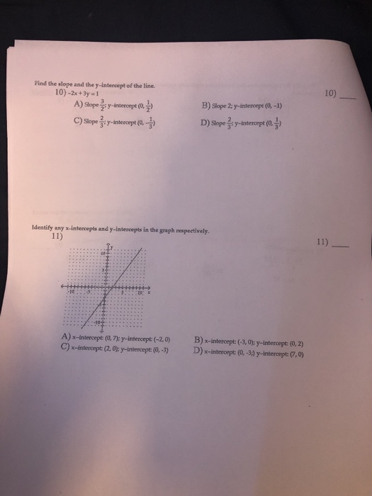 y 5 =- 5 2 x 10 in slope intercept form