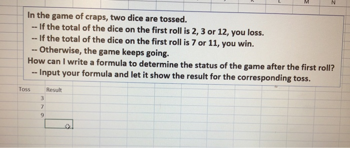 How to Roll two Dice in Excel