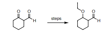 Solved Develop a multi-step synthesis to transform the | Chegg.com