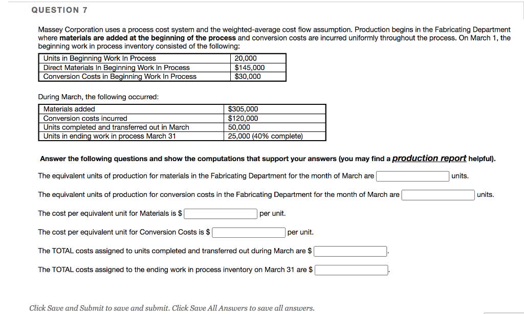 The Weighted Average Cost Flow Assumption